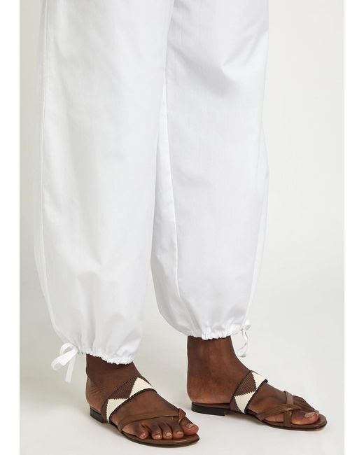 Manolo Blahnik Brown Casual Leather Sandals