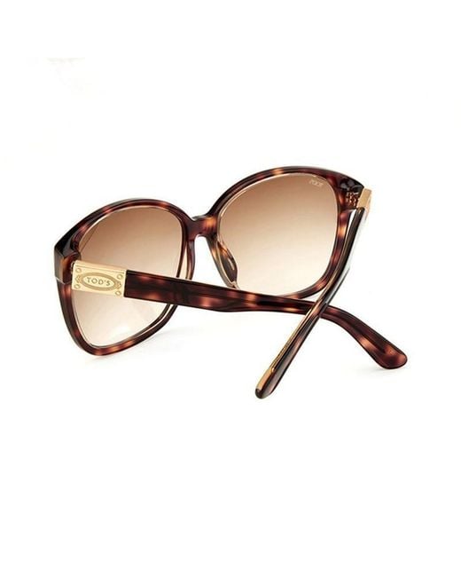 Tod's White Round Sunglasses