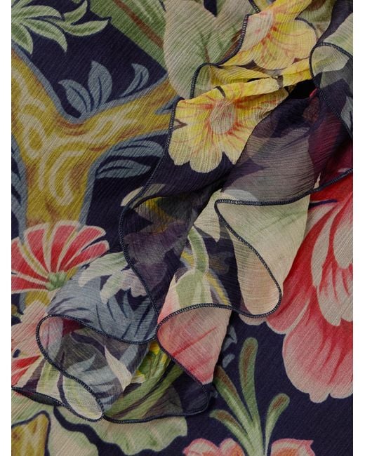 Etro Multicolor Printed Silk Blouse