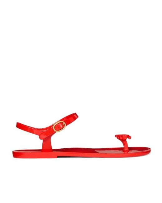 Céline Red Jelly Bay Sandal