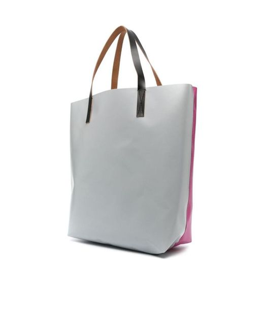 Marni Pink Tribeca Two-Tone Shopping Bag for men