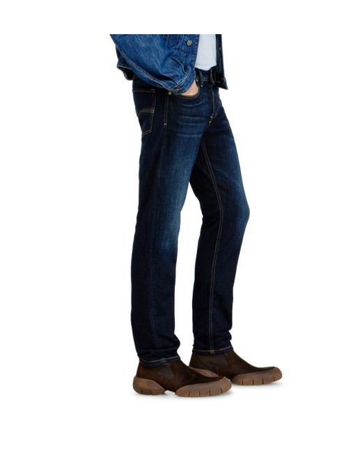 DIESEL Blue Larkee-Beex Tapered Jeans for men