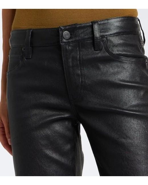 FRAME Black Five-Pocket Casual Trousers