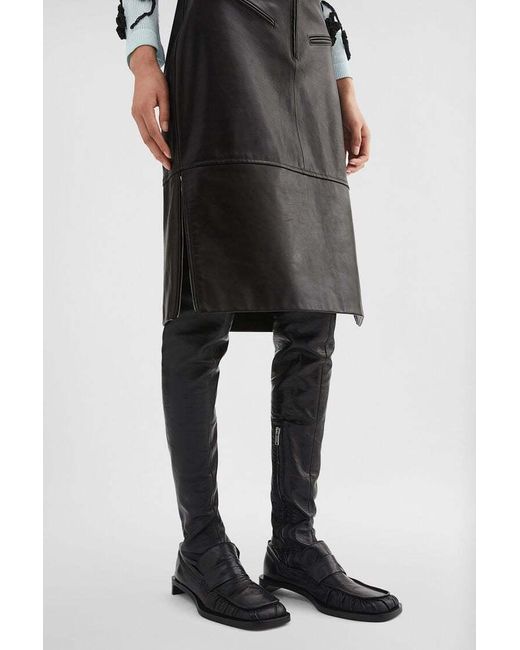 Jil Sander Black Thigh-High Boots