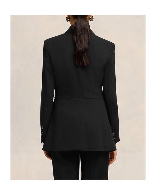 AMI Black Ami Double Breasted Tailored Blazer
