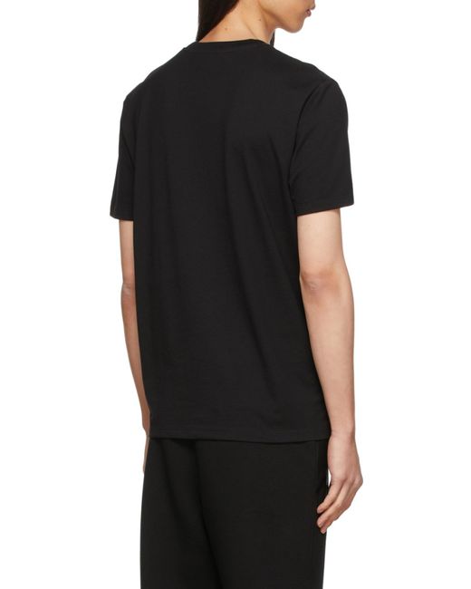 Neil Barrett Black Thunderbolt Print T-Shirt for men
