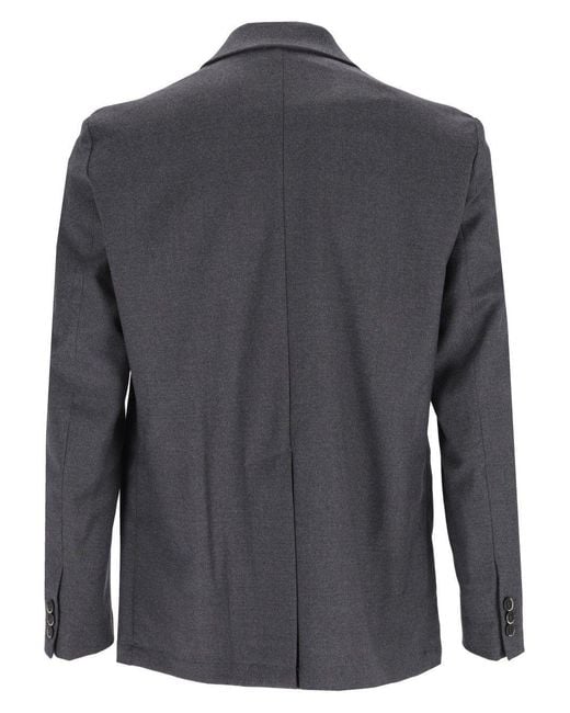 Barena Blue Lapel Blazer for men