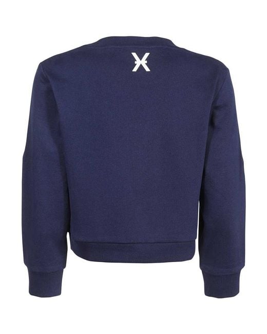John Richmond Blue Long-Sleeved Sweater