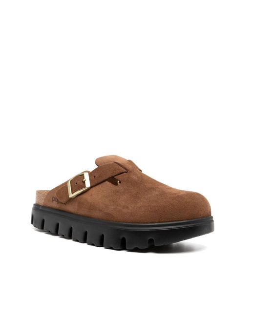 Birkenstock Brown Boston Slip-On Mules for men