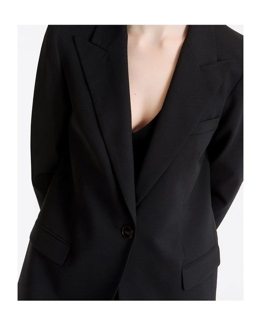 Marella Black Single-Breasted Blazer