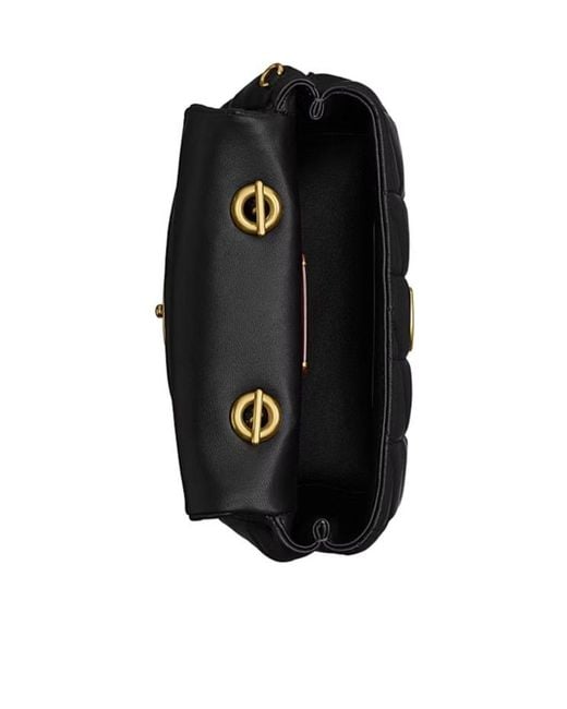 COACH Black Tabby Top Handle Bag With Quilting