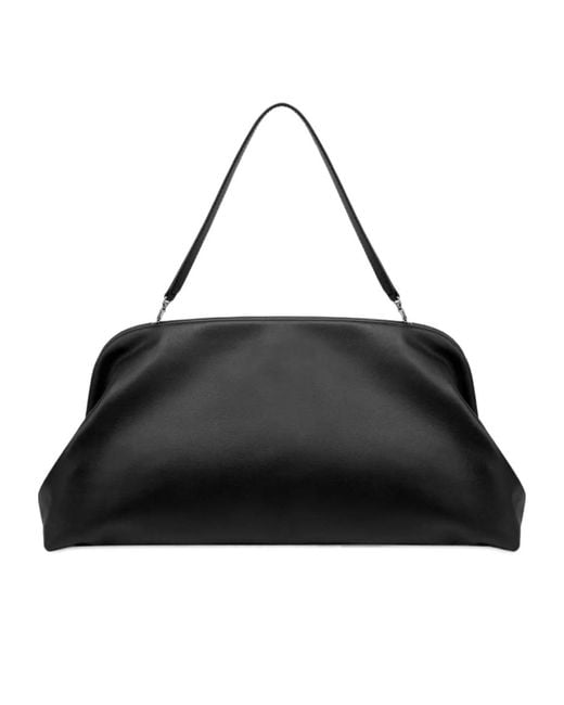 Alberta Ferretti Black Trapezoidal Shoulder Bag