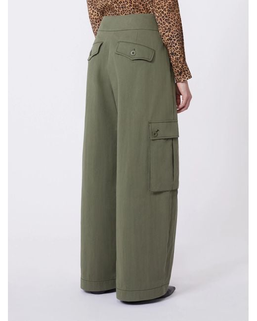 Weekend by Maxmara Green Aquila Tapered Pants