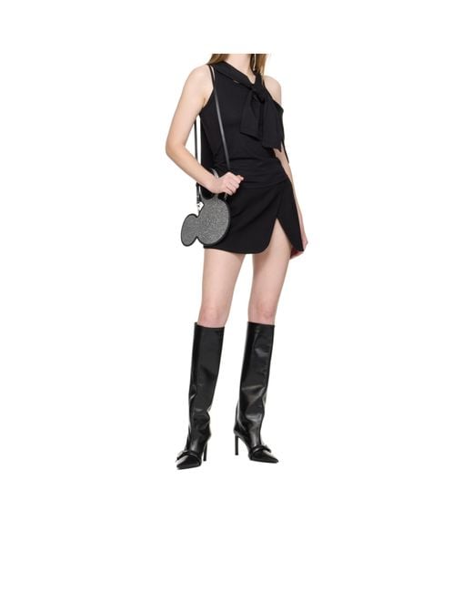 Coperni Gray Mini Mickey Embellished Tote Bag