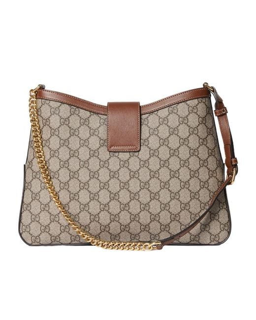 Gucci Brown Large Padlock Shoulder Bag