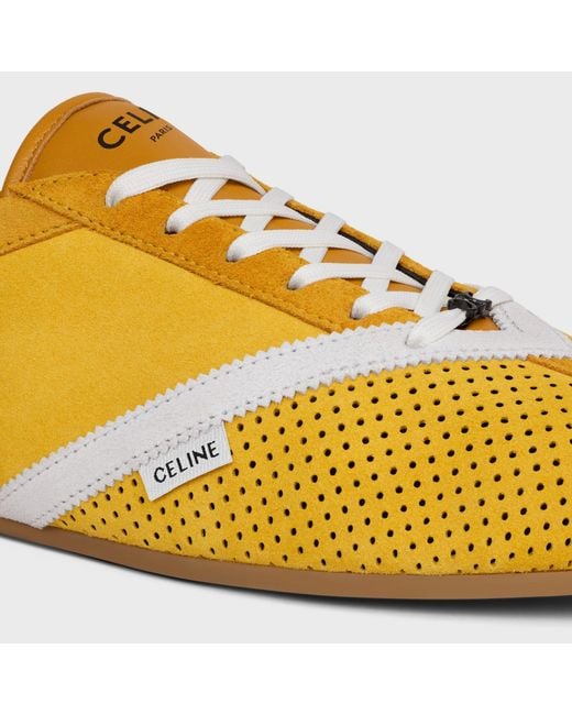 Céline Yellow The Flat Sneaker