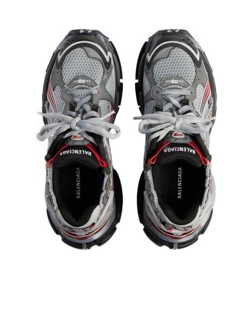 Balenciaga Multicolor Runner Lace-Up Sneakers for men