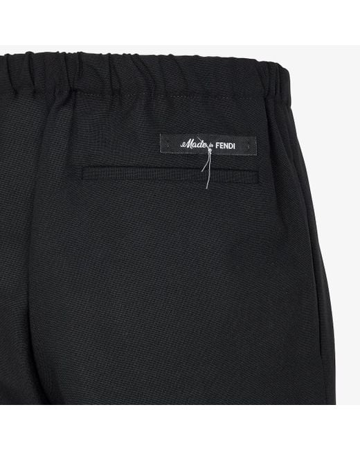 Fendi Black Pants & Shorts for men