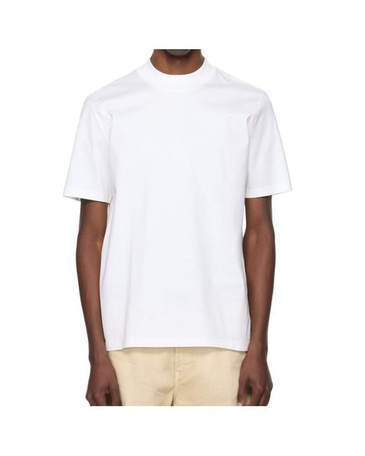 Boss White Crew Neck T-Shirt for men
