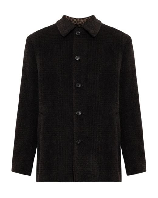 Etro Black Long-Sleeved Jacket for men