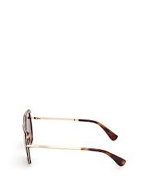 Max Mara Pink Geometric-Frame Sunglasses