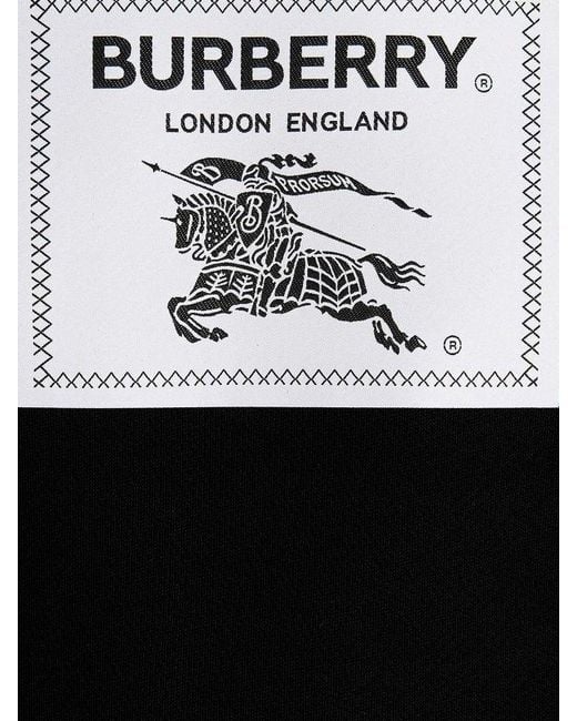 Burberry Black Prorsum Label Cotton Sweatshirt for men