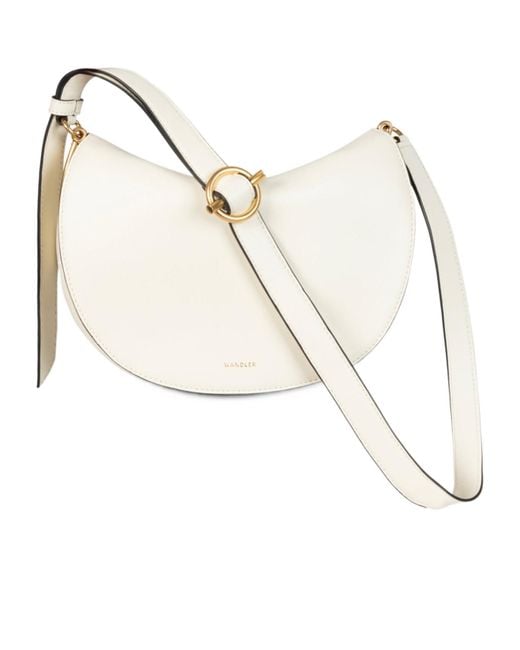 Wandler Natural Flip Shoulder Bag