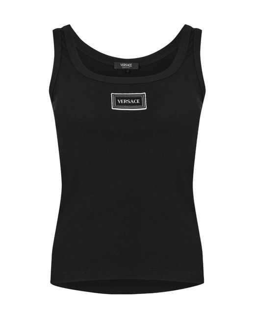 Versace Black Sleeveless Vest
