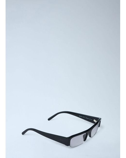Miu Miu White Rectangular Acetate Sunglasses