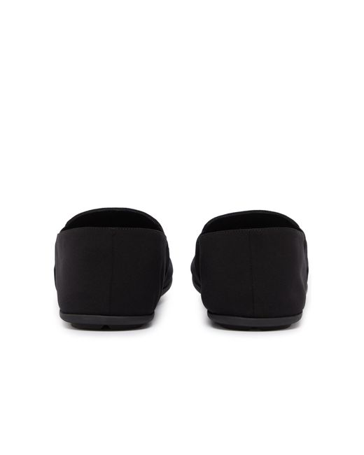 The Row Black Round-Head Flat Shoes