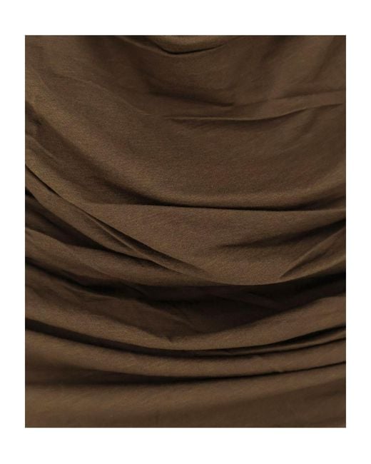 Soeur Brown Irina Draped Top