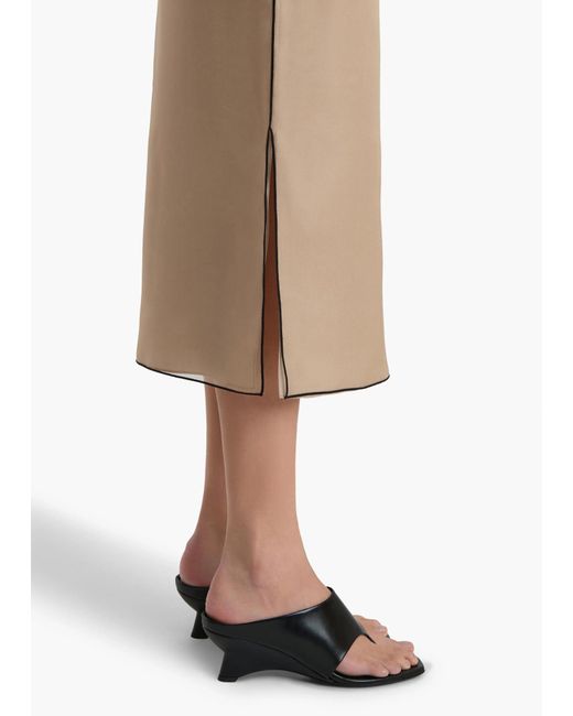 Khaite Natural Syndi Skirt