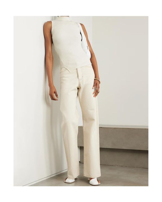 Totême White Totême Almaz Ribbed Tank Top