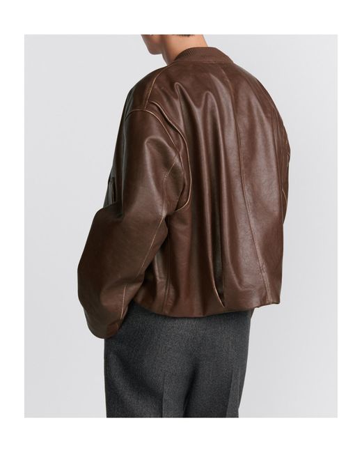 Dior Brown Christian Couture Bomber Jacket for men