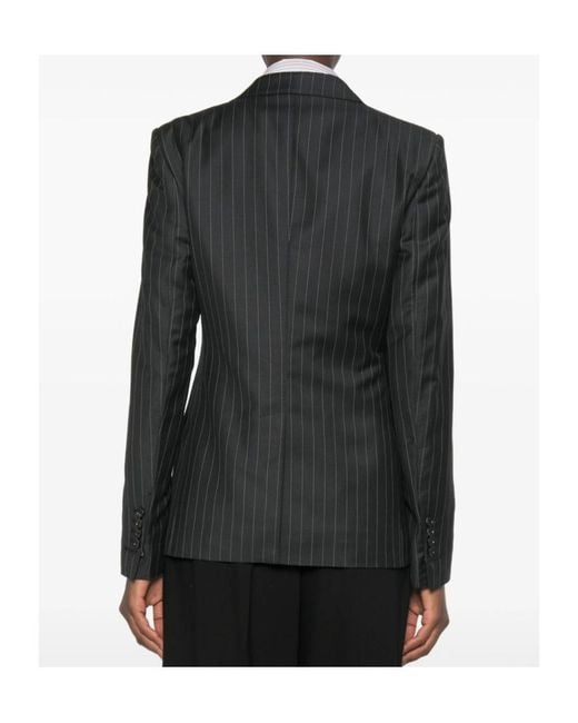 Tom Ford Black Pinstriped Suit Jacket