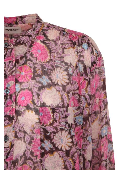 Isabel Marant Pink Mexika Long Sleeve Shirt