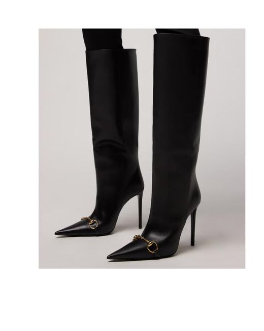 Gucci Black Donna Slip-On Boot