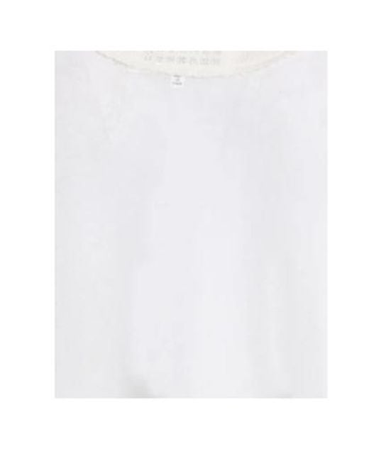 Maison Margiela White Plain Colour Turtlenecks