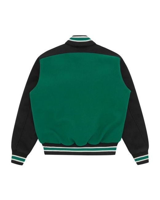 ICECREAM Green Varsity Wool Jacket for men