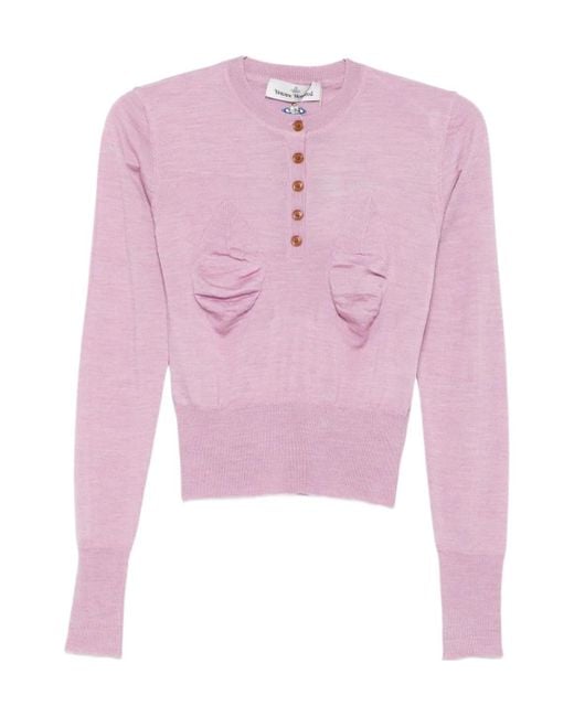 Vivienne Westwood Pink Crew Neck Sweater