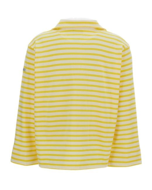 Polo Ralph Lauren Yellow Striped V-Neck T-Shirt