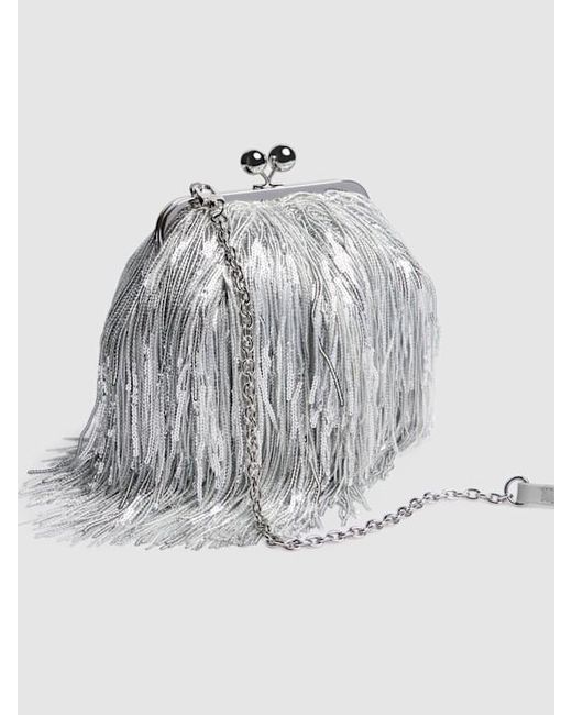 Weekend by Maxmara White Flou Shoulder Bag