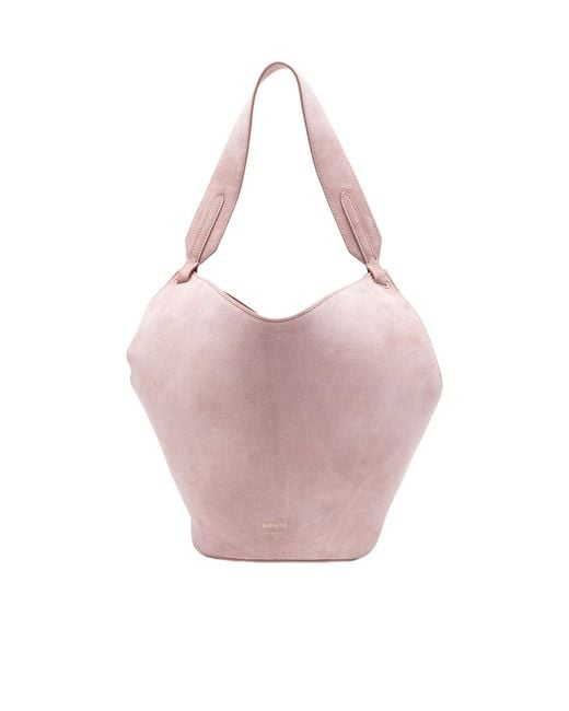 Khaite Pink Lotus Mini Tote Bag