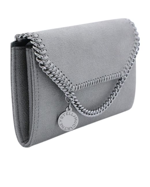 Stella McCartney Gray Falabella Chained Crossbody Bag