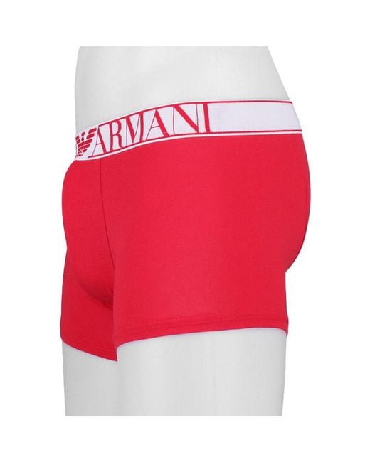 Emporio Armani Red Logo Underwear 2-Piece Pack for men