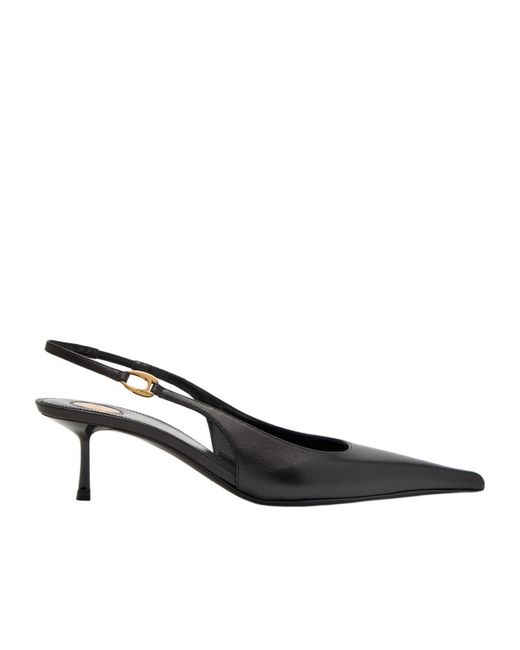 Saint Laurent Multicolor Casabiva 50 Leather Slingback Pumps