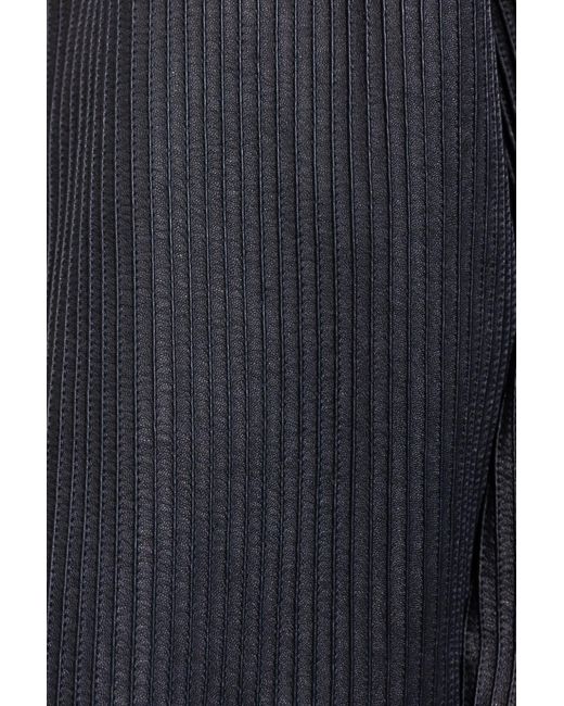 Giorgio Armani Blue Zip Ribbed Jacket for men