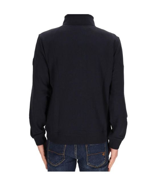 Woolrich Blue Zip-Up Casual Jacket for men