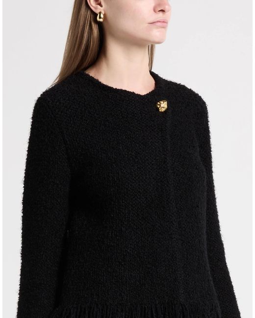 Chloé Black Bouclé Cropped Jacket