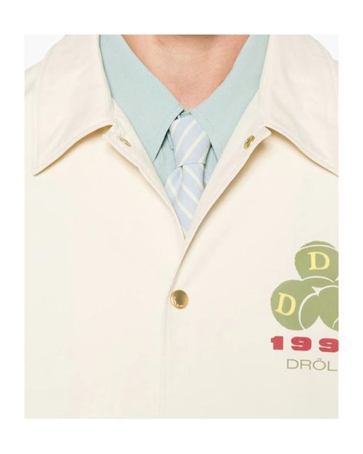 Drole de Monsieur Natural Long-Sleeve Casual Jacket for men